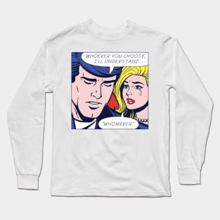 Pop She-Chose-Grammar Long Sleeve T-Shirt